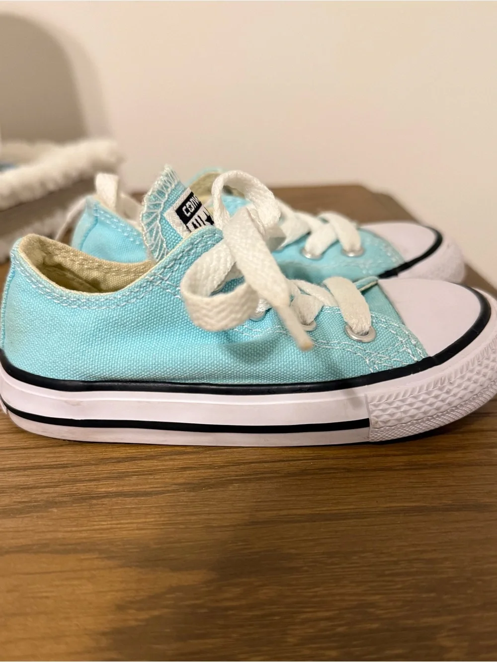 Converse Kids Light Aqua Low Top Sneakers